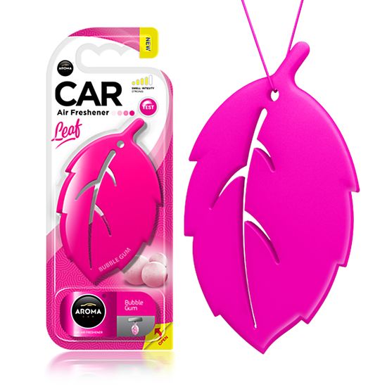 Автомобільний ароматизатор Aroma Car Leaf 3D - Bubble Gum (831242), Аромат: Bubble Gum