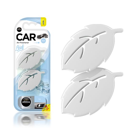 Автомобільний ароматизатор Aroma Car Leaf 3D Mini - Ice (831334), Аромат: Ice