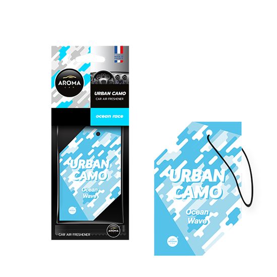Автомобильный ароматизатор Aroma Car Urban Camo - Ocean Wave (831662), Аромат: Ocean Wave