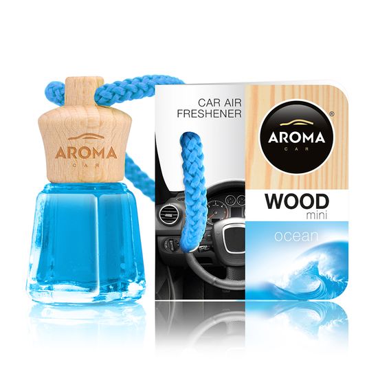 Автомобільний ароматизатор Aroma Car Wood Mini - Ocean 4 мл (921526), Аромат: Ocean