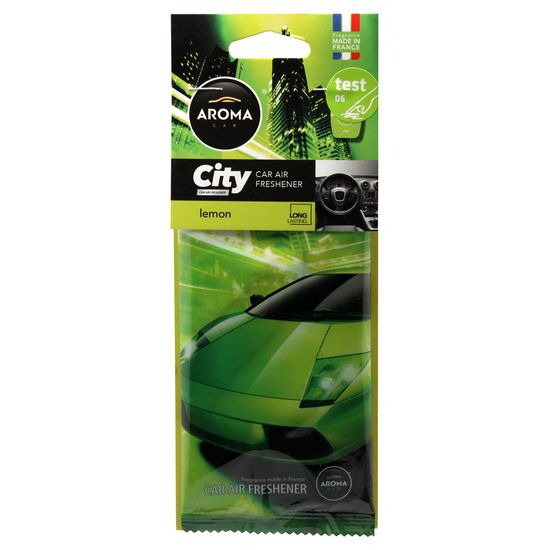 Автомобільний ароматизатор Aroma Car City - Lemon (927146), Аромат: Lemon
