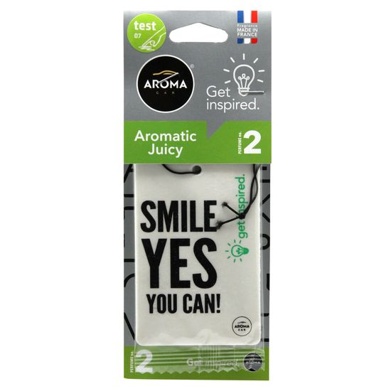 Автомобільний ароматизатор Aroma Car Get Inspired - Aromatic Juicy (927276), Аромат: Aromatic Juicy