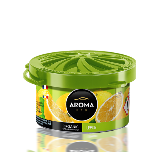 Автомобільний ароматизатор Aroma Car Organic - Lemon (920970), Аромат: Lemon