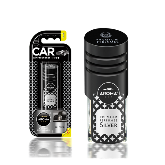 Автомобільний ароматизатор Aroma Car Prestige Vent - Silver (832034), Аромат: Silver, зображення 2